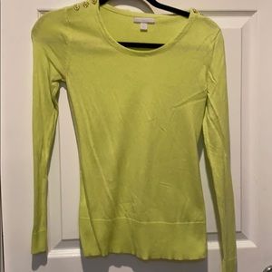 Lime green sweater